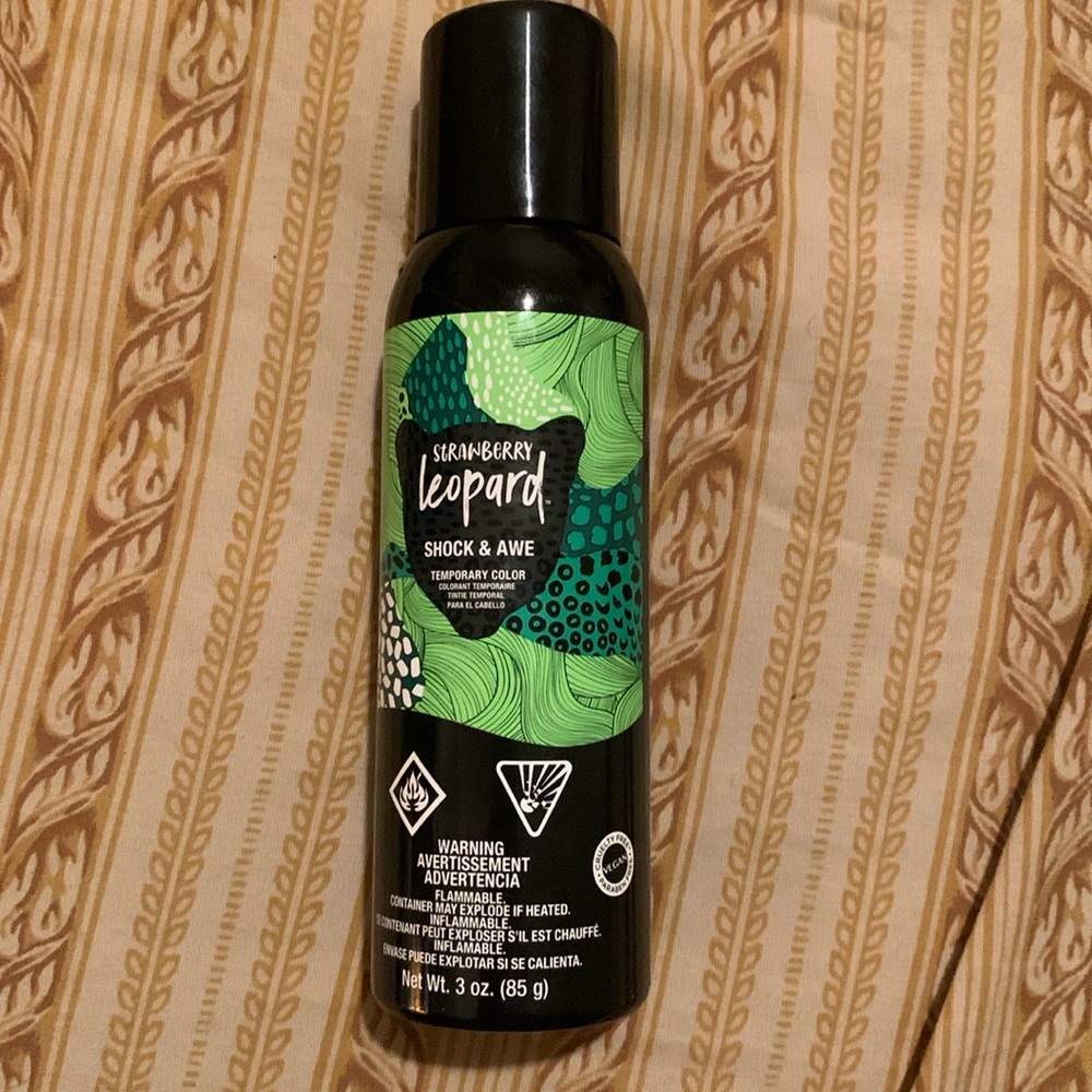 Strawberry Leopard Green Temporary Hair Color